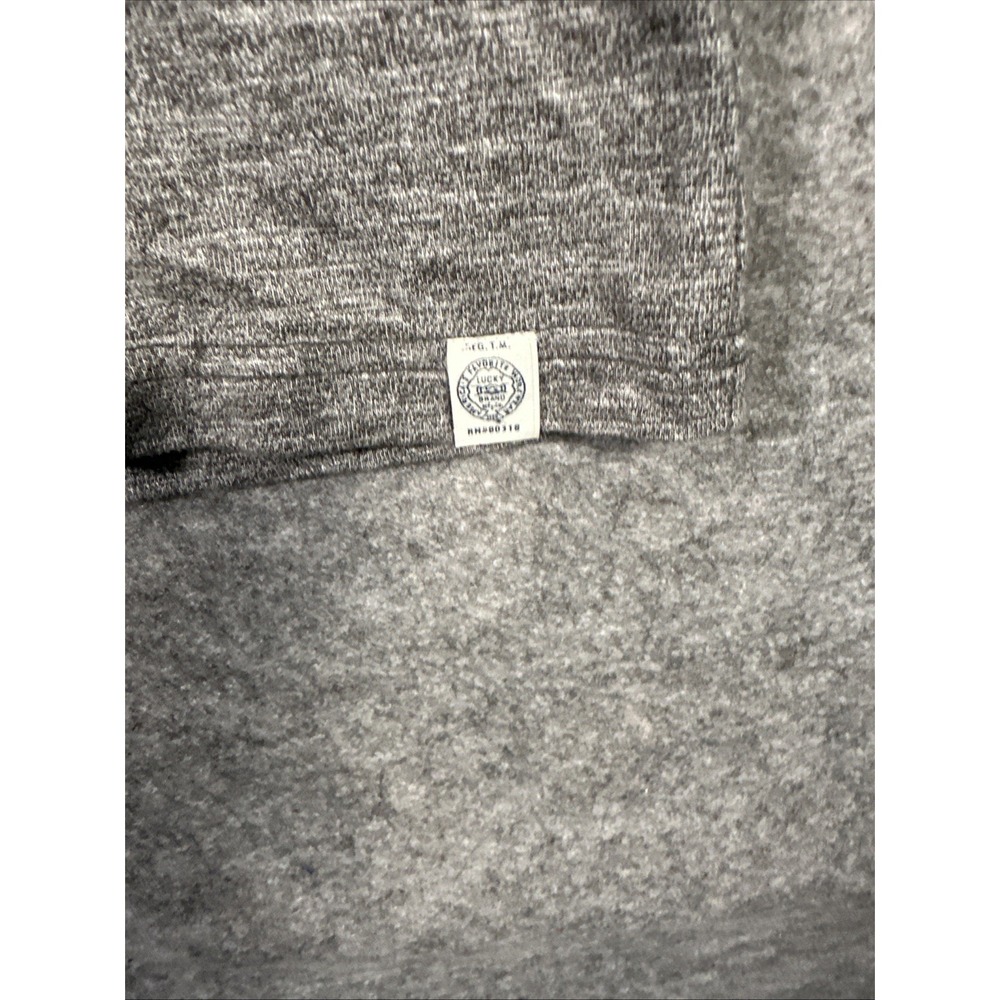 Mens‎ Lucky Brand Gray Short Sleeve Shirt Size Large - Picture 3 of 6